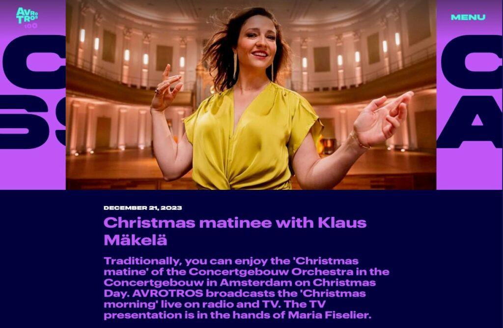 Avrotros Christmas Day concert